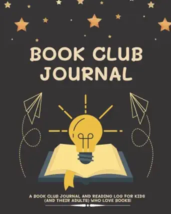 Book club reading journal for tracking discussions and releases