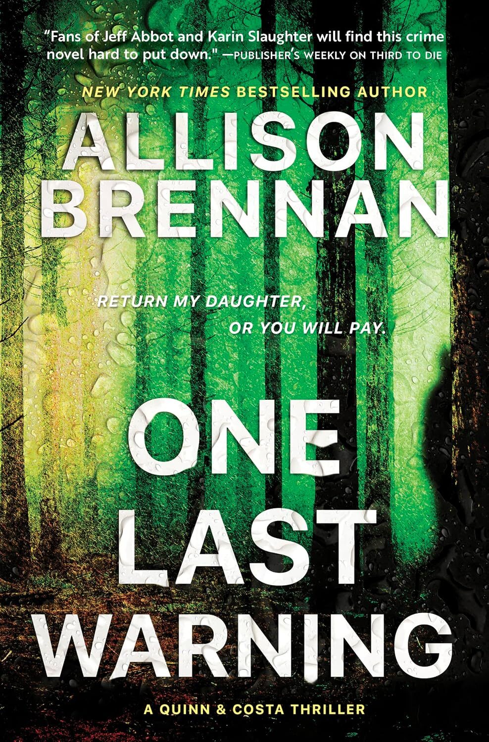 One Last Warning (Quinn & Costa Thriller #8)