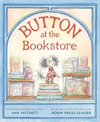 Button at the Bookstore